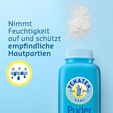 Přírodní pudr pro miminka Penaten s aloe a vitamínem E (1x 100g) - Chrání citlivou pokožku, absorbuje vlhkost a udržuje pokožku suchou - Dermatologicky schváleno - 99% složek přírodního původu Děti - Koupel a péče o pleť Naty Shop