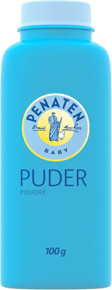 Přírodní pudr pro miminka Penaten s aloe a vitamínem E (1x 100g) - Chrání citlivou pokožku, absorbuje vlhkost a udržuje pokožku suchou - Dermatologicky schváleno - 99% složek přírodního původu Děti - Koupel a péče o pleť Naty Shop 100 G (1 balení) Tělový pudr