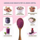 Organický prášek z divokých borůvek, lyofilizované celé borůvky, 100% kvalita syrových potravin, bohaté na antioxidanty a vitamín C, bez přidaného cukru, sklizeno v severní Evropě Sušené produkty Naty Shop