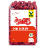 Raab Vitalfood Organické bobule Goji, Vysoká kvalita, Kontrolováno zbytkem, Laboratorně testováno, Bez síry, Bez přísad, Veganské, Bohaté na přírodní železo, Draslík, Vitamín C, Wolfberry, 1 balení (250 g) Naty Shop Dehydratované produkty 100 gramů