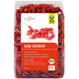 Raab Vitalfood Organické bobule Goji, Vysoká kvalita, Kontrolováno zbytkem, Laboratorně testováno, Bez síry, Bez přísad, Veganské, Bohaté na přírodní železo, Draslík, Vitamín C, Wolfberry, 1 balení (250 g) Naty Shop Dehydratované produkty 250 gramů