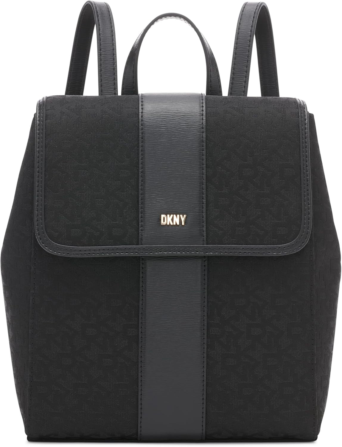 Dámský batoh DKNY na každý den, černé logo/černé dámské tašky Naty Shop Výchozí název