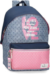 Batoh Pepe Jeans Noni Denim Batohy a prémiové brašny Naty Shop Anpassbarer 42-Rucksack