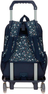 Pepe Jeans Alenka školní batoh s vozíkem, modrý, 30 x 40 x 12 cm, polyester, 14,4 l, modrý, školní batoh s vozíkem Prémiové batohy a brašny Naty Shop