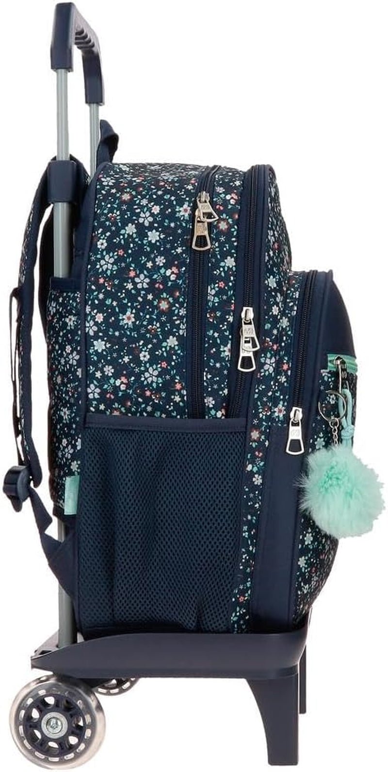 Pepe Jeans Alenka školní batoh s vozíkem, modrý, 30 x 40 x 12 cm, polyester, 14,4 l, modrý, školní batoh s vozíkem Prémiové batohy a brašny Naty Shop