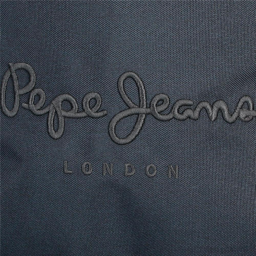 Školní batoh Pepe Jeans Cromwell, dvoukomorový, černý, 33 x 46 x 15 cm, polyester, 22,77 l, černý, univerzální, dvoukomorový školní batoh Premium Batohy a brašny Naty Shop