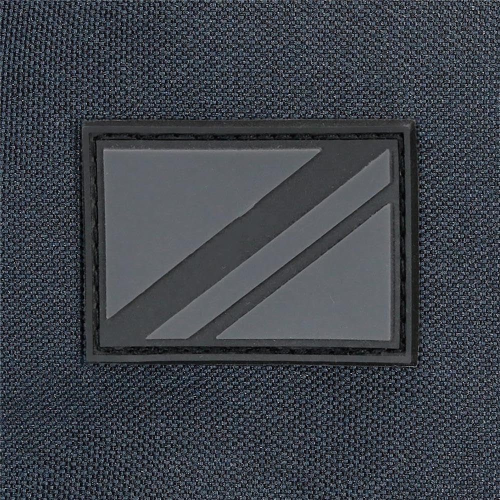 Školní batoh Pepe Jeans Cromwell, dvoukomorový, černý, 33 x 46 x 15 cm, polyester, 22,77 l, černý, univerzální, dvoukomorový školní batoh Premium Batohy a brašny Naty Shop