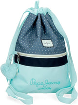 Školní batoh Pepe Jeans Dalma Dětský batoh z polyesteru, široké a nastavitelné popruhy, přední kapsa. Od Joumma Bags Prémiové batohy a brašny Naty Shop Beutel Mit Kordelzug