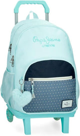 Školní batoh Pepe Jeans Dalma Dětský batoh z polyesteru, široké a nastavitelné popruhy, přední kapsa. Od Joumma Bags Prémiové batohy a brašny Naty Shop Rucksack 45 + Wagen