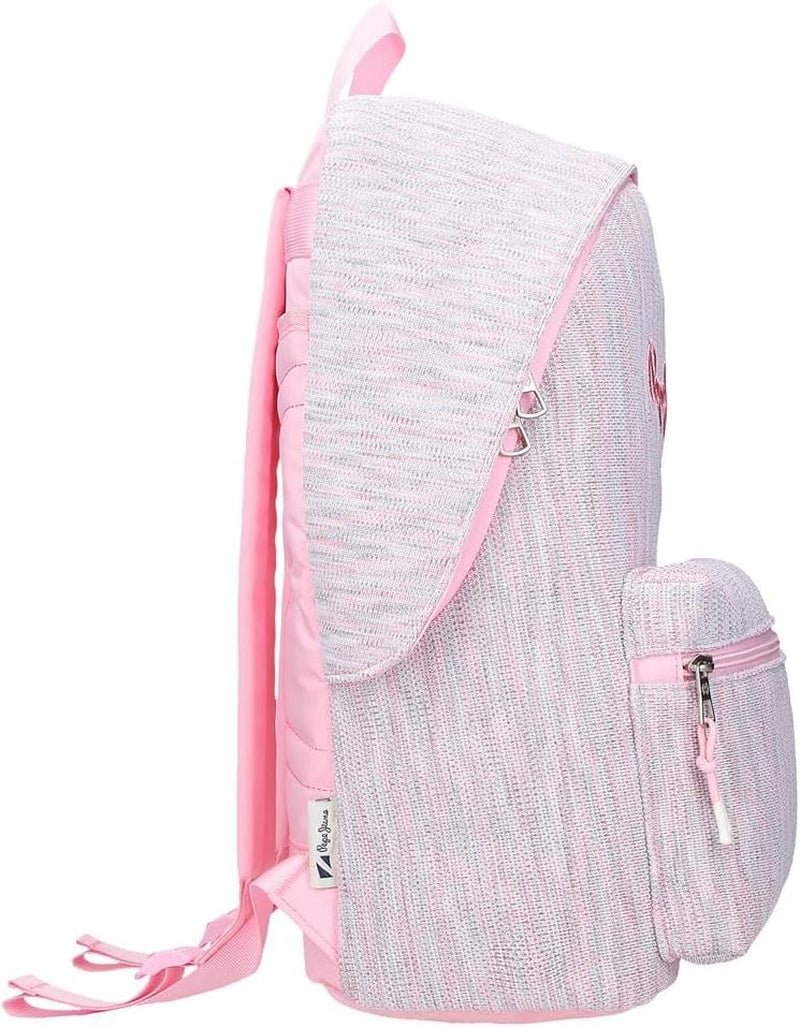 Pepe Jeans Miri školní batoh, růžový, 31 x 44 x 17,5 cm, polyester, 22,79 l, růžový, školní batoh Prémiové batohy a brašny Naty Shop
