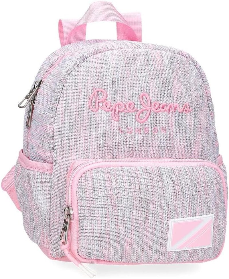 Pepe Jeans Miri školní batoh, růžový, 31 x 44 x 17,5 cm, polyester, 22,79 l, růžový, školní batoh Prémiové batohy a brašny Naty Shop Freizeit-Rucksack