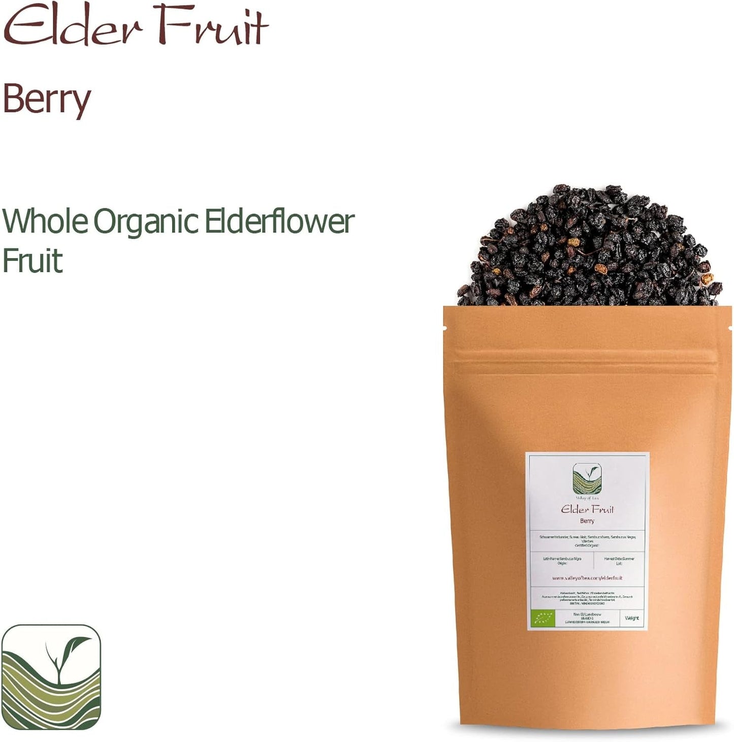 Bio černý bez - celé bobule sambucus - černý bez Dehydrované produkty Naty Shop