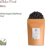 Bio černý bez - celé bobule sambucus - černý bez Dehydrované produkty Naty Shop