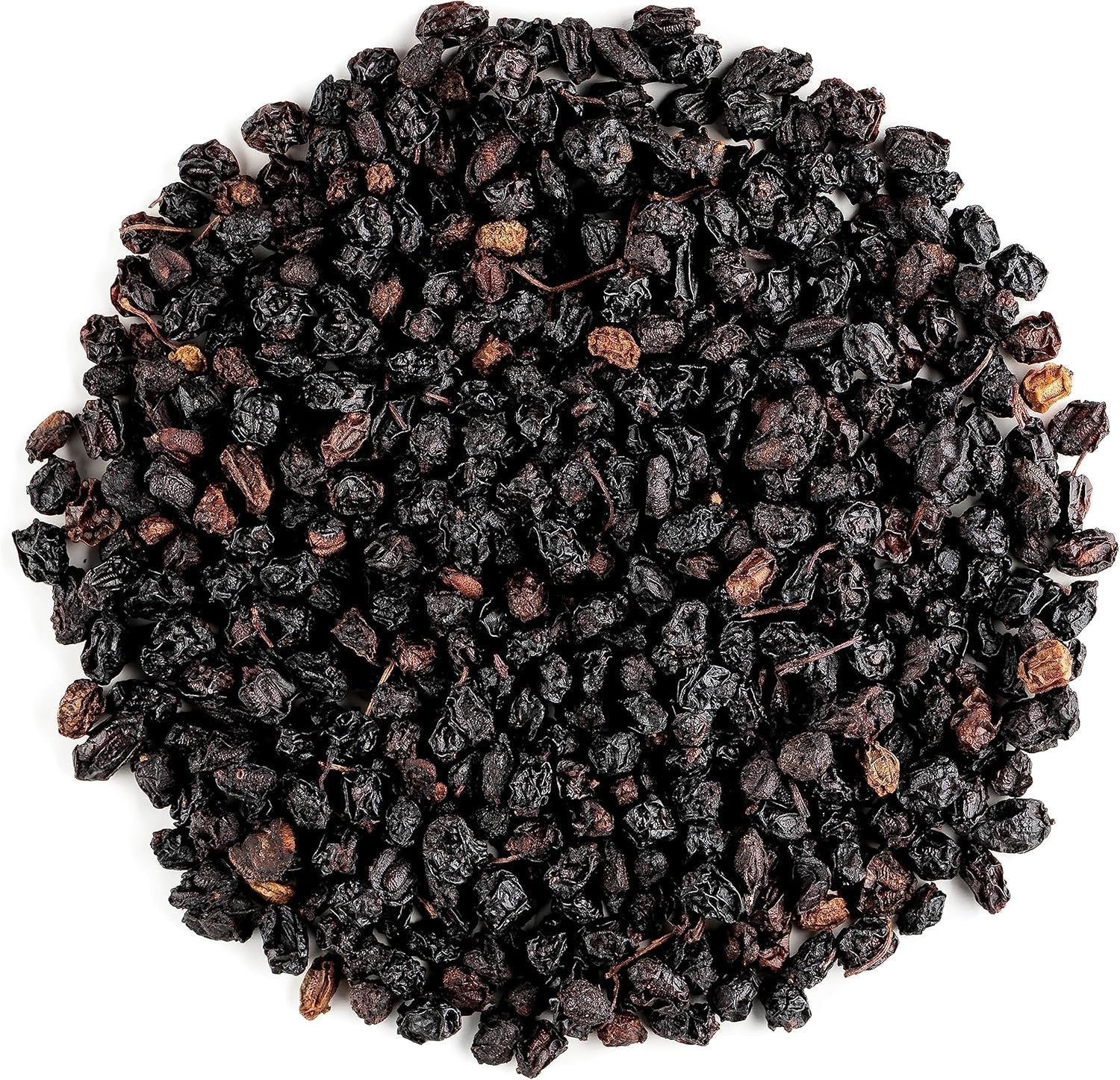 Bio černý bez - celé bobule sambucus - bezinky Dehydrované produkty Naty Shop 200 G (1 balení) černý bez