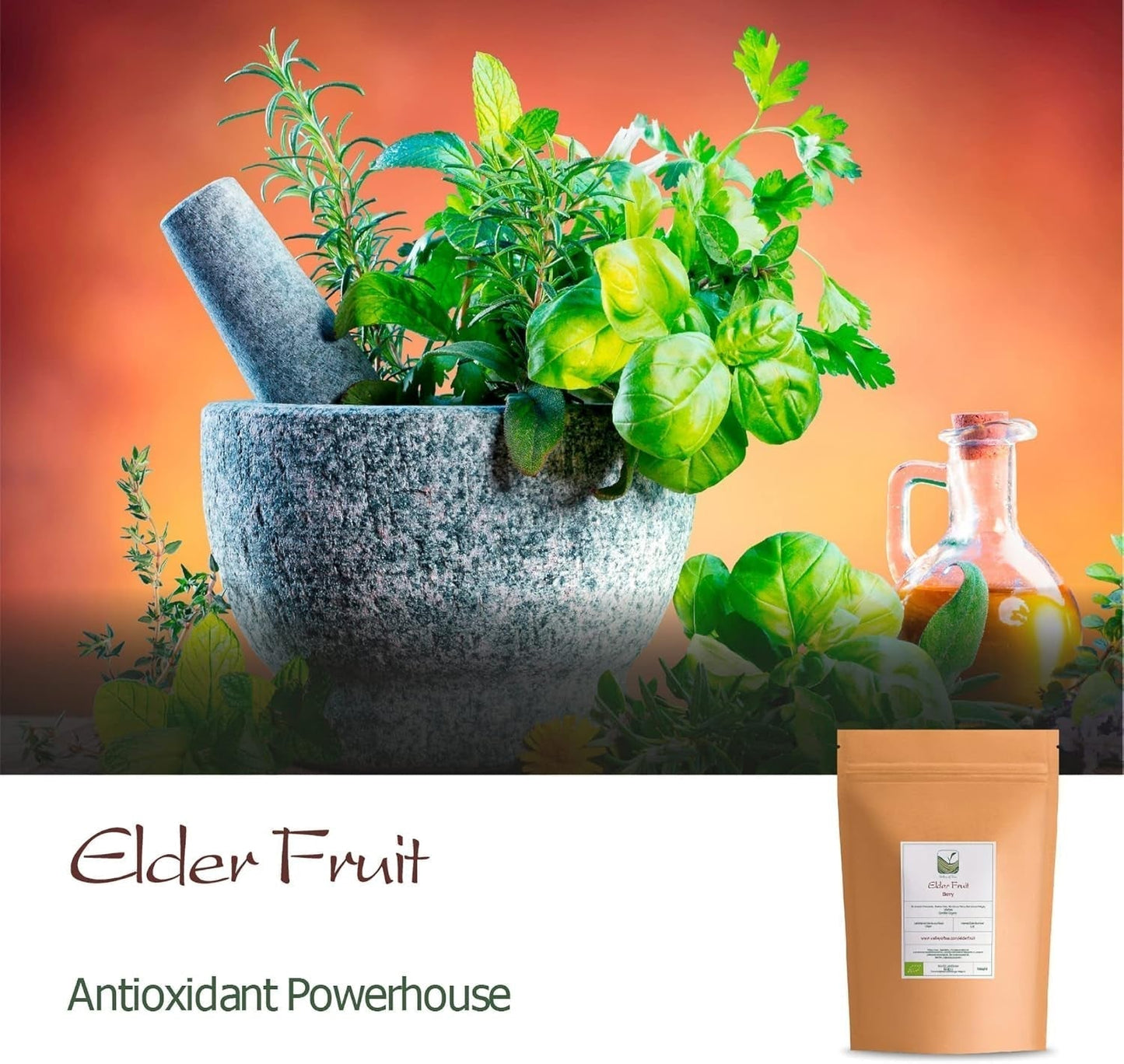 Bio černý bez - celé bobule sambucus - černý bez Dehydrované produkty Naty Shop