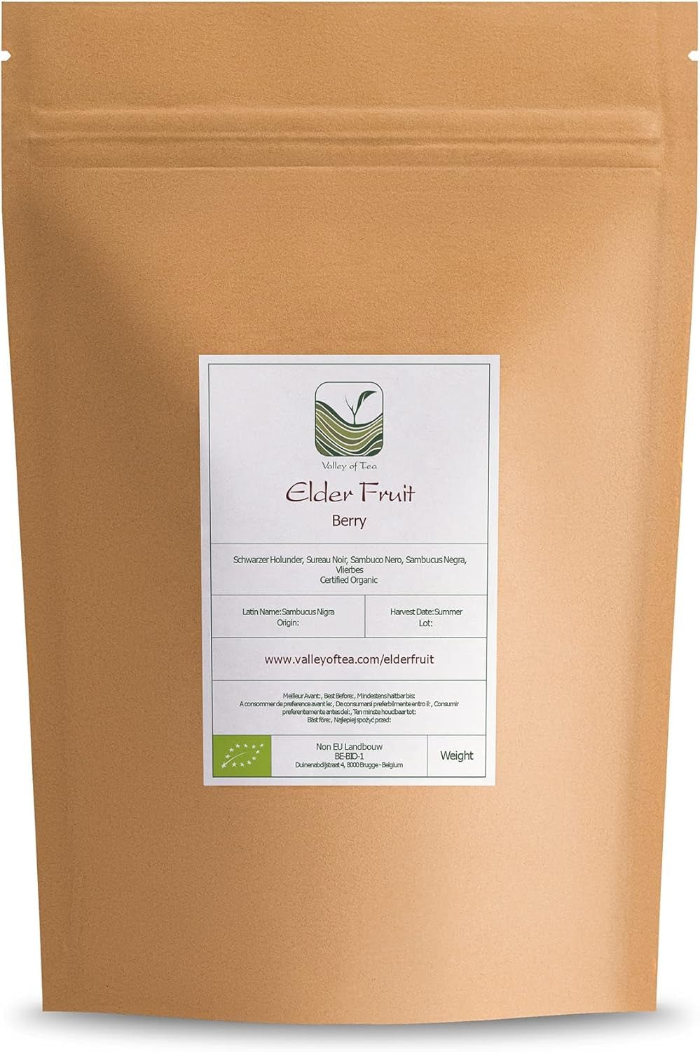 Bio černý bez - celé bobule sambucus - černý bez Dehydrované produkty Naty Shop