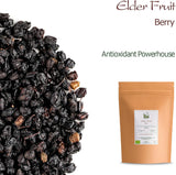 Bio černý bez - celé bobule sambucus - černý bez Dehydrované produkty Naty Shop