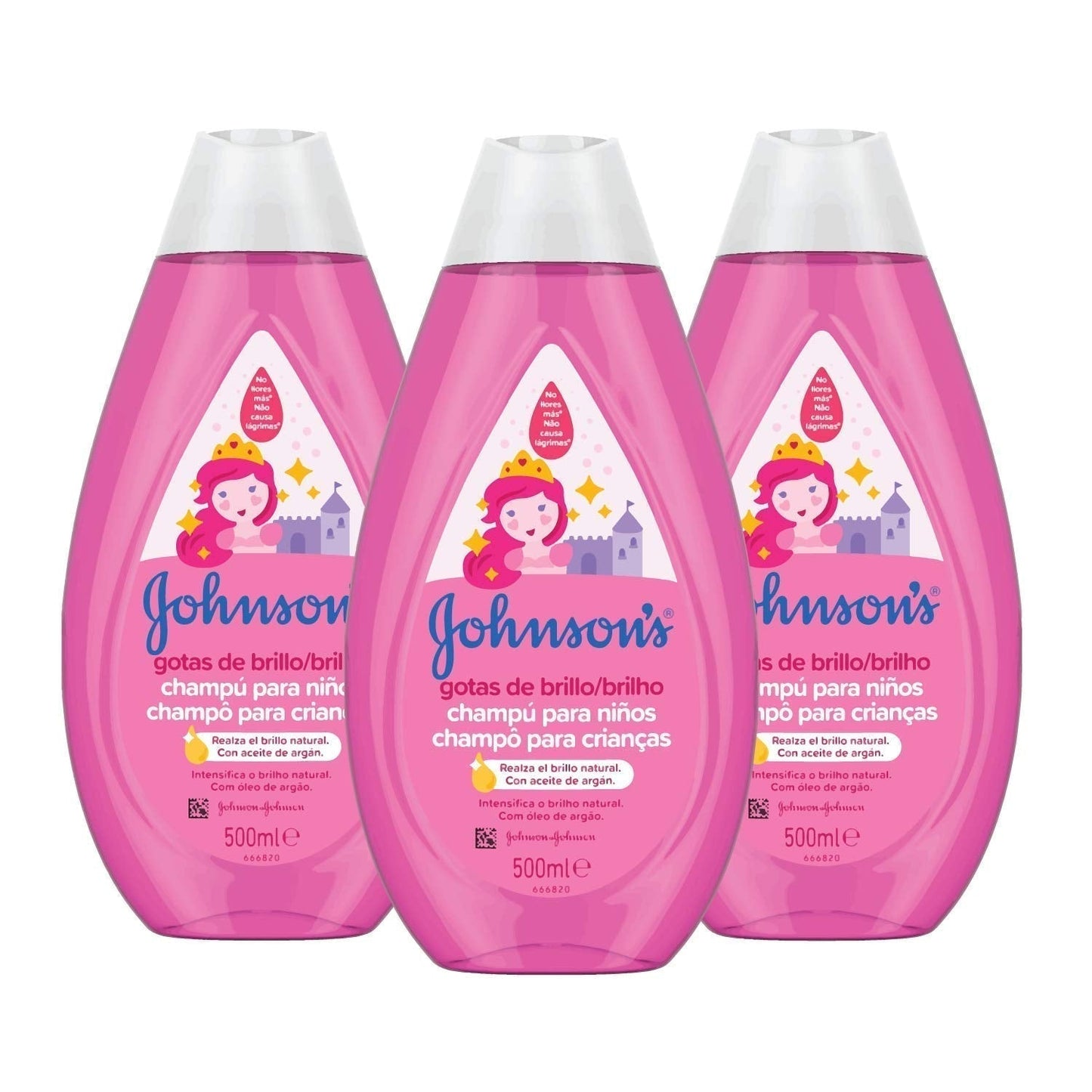 Šampon pro děti - péče o pleť a koupel Naty Shop 500 ml (balení 3 ks) Soft.