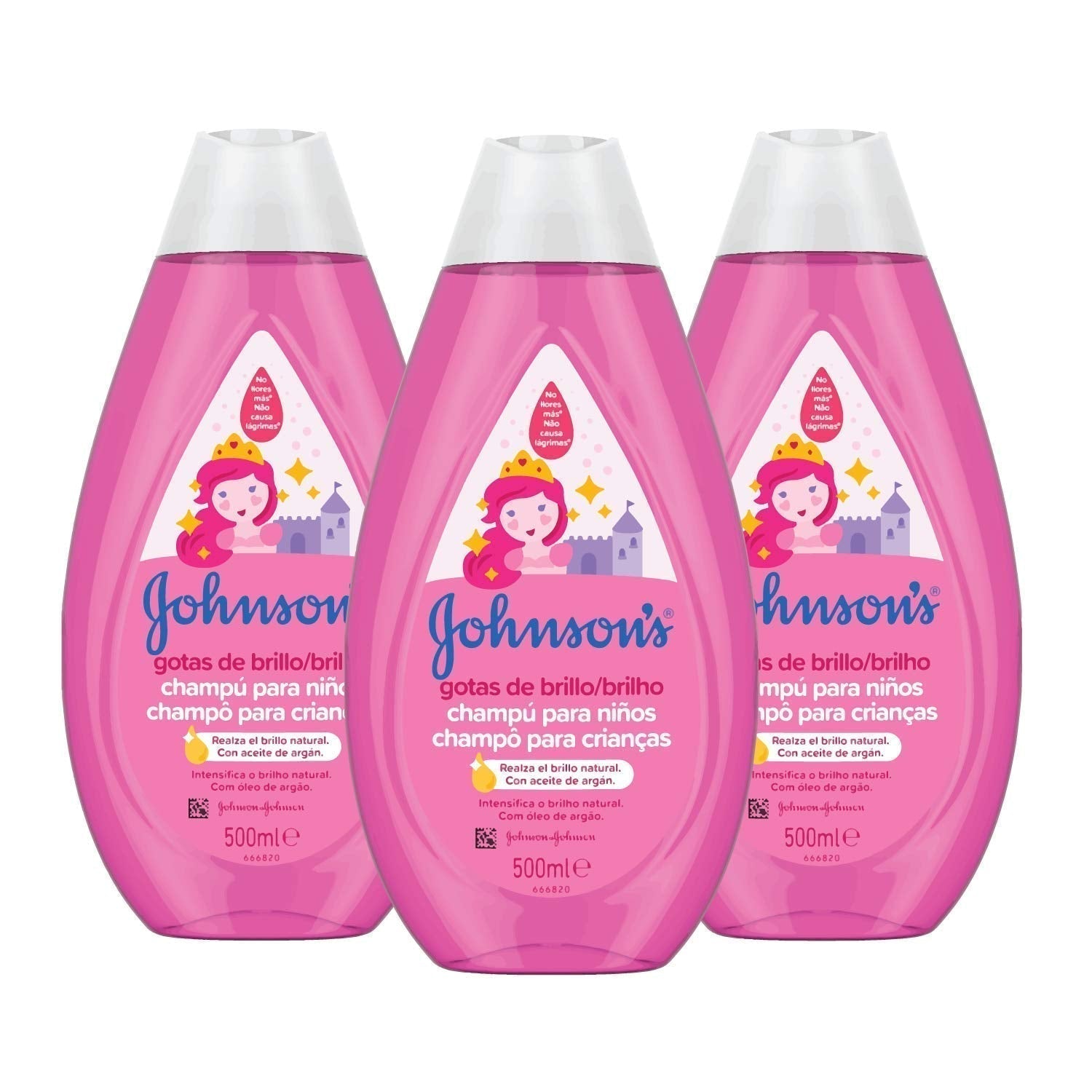 Šampon pro děti - péče o pleť a koupel Naty Shop 500 ml (balení 3 ks) Soft.