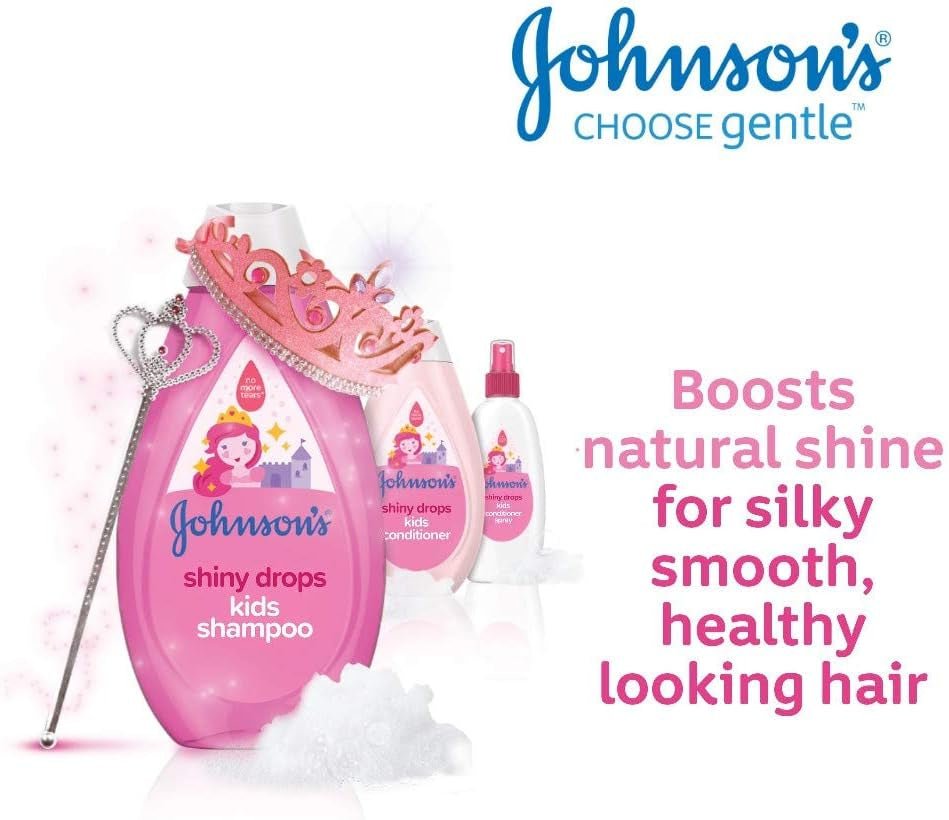 Johnson's Shiny Drops dětský šampon, 500 ml Děti - koupel a péče o pleť Naty Shop