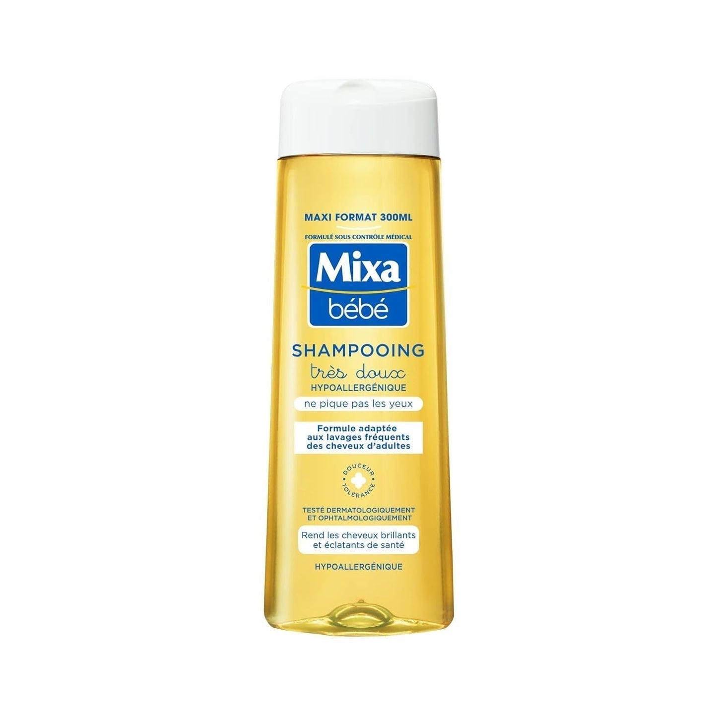 Mixa dětský šampon, hypoalergenní, 300 ml Děti - koupel a péče o pleť Naty Shop 1 kus