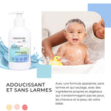 Šampon a mycí gel 2 v 1 Daily Gentle Baby Shampoo & Cleansing Gel - veganské a organické - s 98 % přírodních složek - Šampon bez slz pro děti a kojence - 300 ml Děti - Koupel a péče o pleť Naty Shop