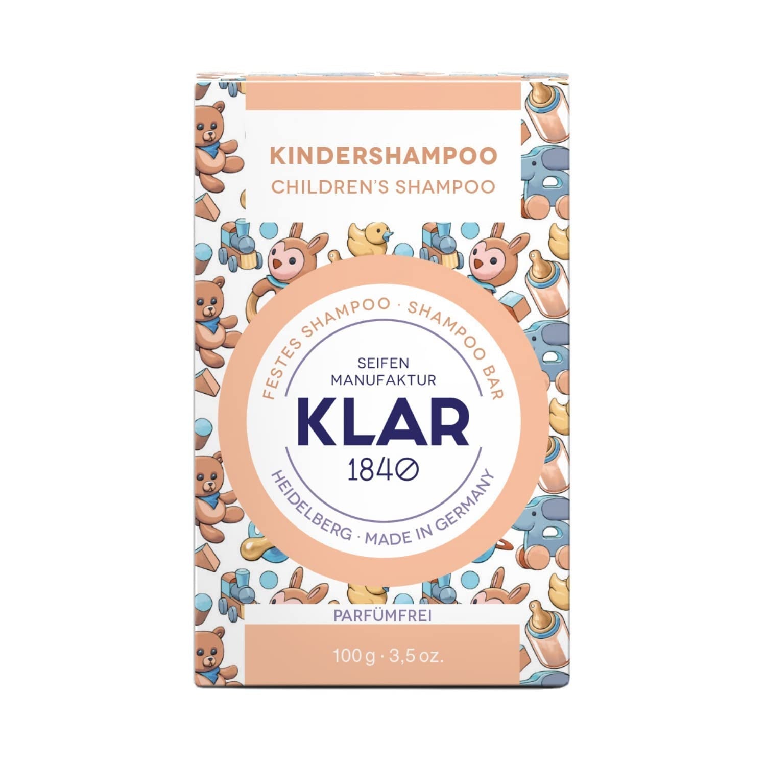 Klar's tuhý šampon pro děti bez vůně 100g Děti - koupel a péče o pleť Naty Shop Výchozí název