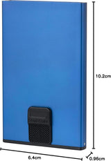 Samsonite Alu Fit SLG - Card bag, 10,2 cm, modrá (True Blue) Pánská peněženka Naty Shop