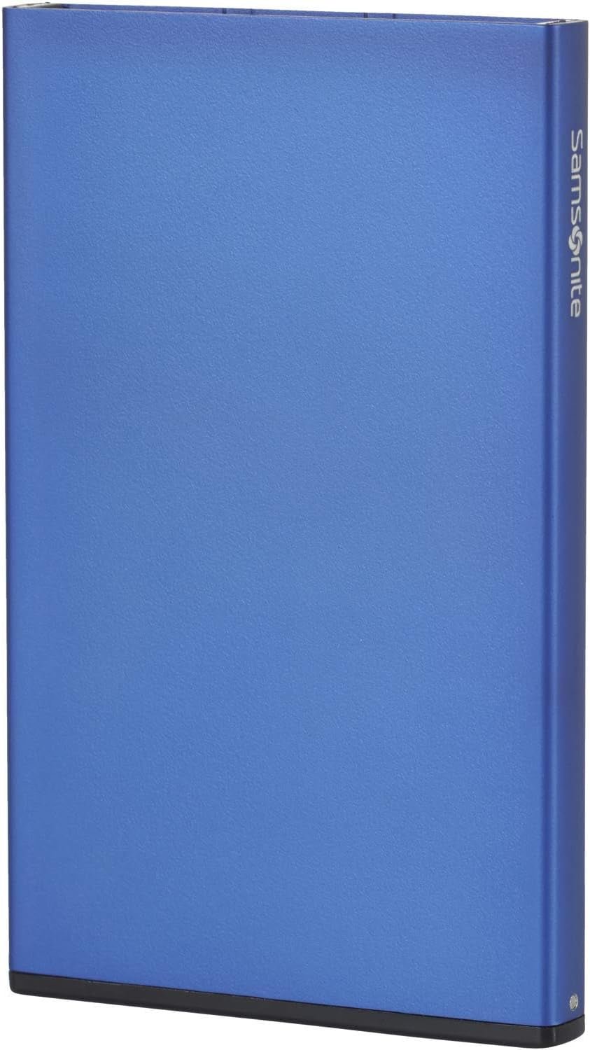 Samsonite Alu Fit SLG - Card bag, 10,2 cm, modrá (True Blue) Pánská peněženka Naty Shop