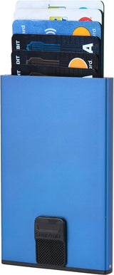 Samsonite Alu Fit SLG - Card bag, 10,2 cm, modrá (True Blue) Pánská peněženka Naty Shop