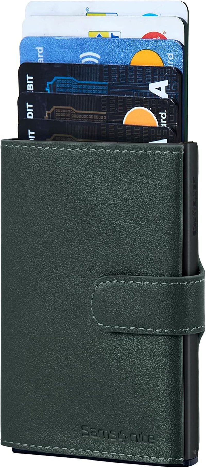 Samsonite Alu Fit SLG - Peněženka, 10,2 cm, zelená (Climbing Ivy) Pánská peněženka Naty Shop