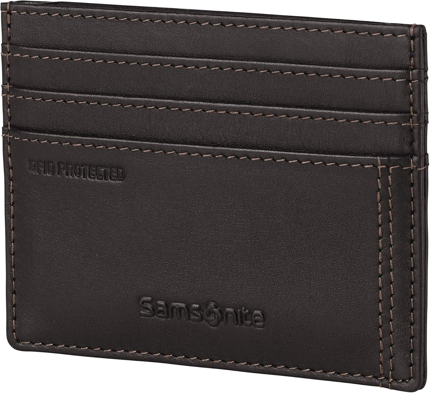 Cestovní doplňky Samsonite Attack 2 SLG - obal na karty, pouzdro na karty (10 cm) Pánská peněženka Naty Shop Brown (Ebony Brown)