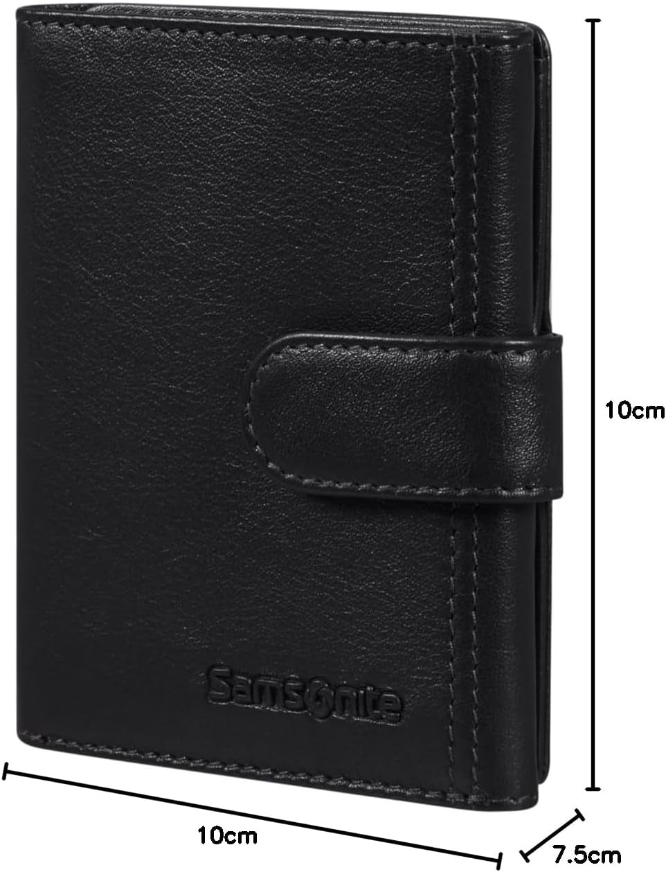 Samsonite Attack 2 SLG - Peněženka, 10 cm, černá (Black) Pánská peněženka Naty Shop