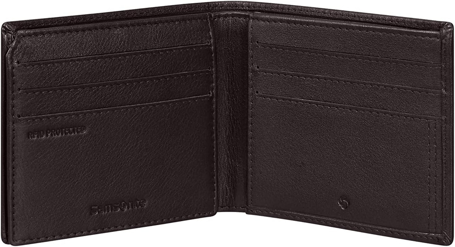 Samsonite Attack 2 SLG - Peněženka, 10,5 cm, hnědá (Ebony Brown) Pánská peněženka Naty Shop