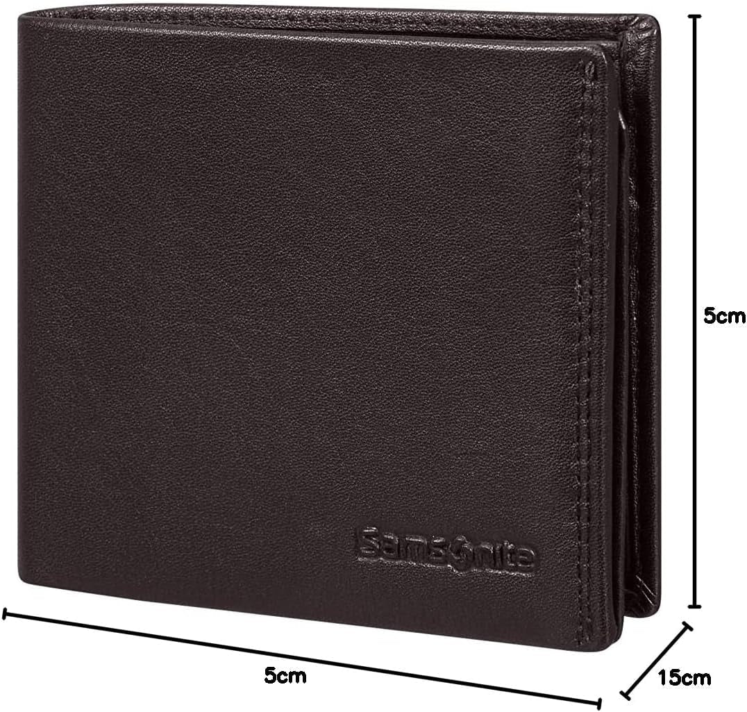 Samsonite Attack 2 SLG - Peněženka, 10,5 cm, hnědá (Ebony Brown) Pánská peněženka Naty Shop