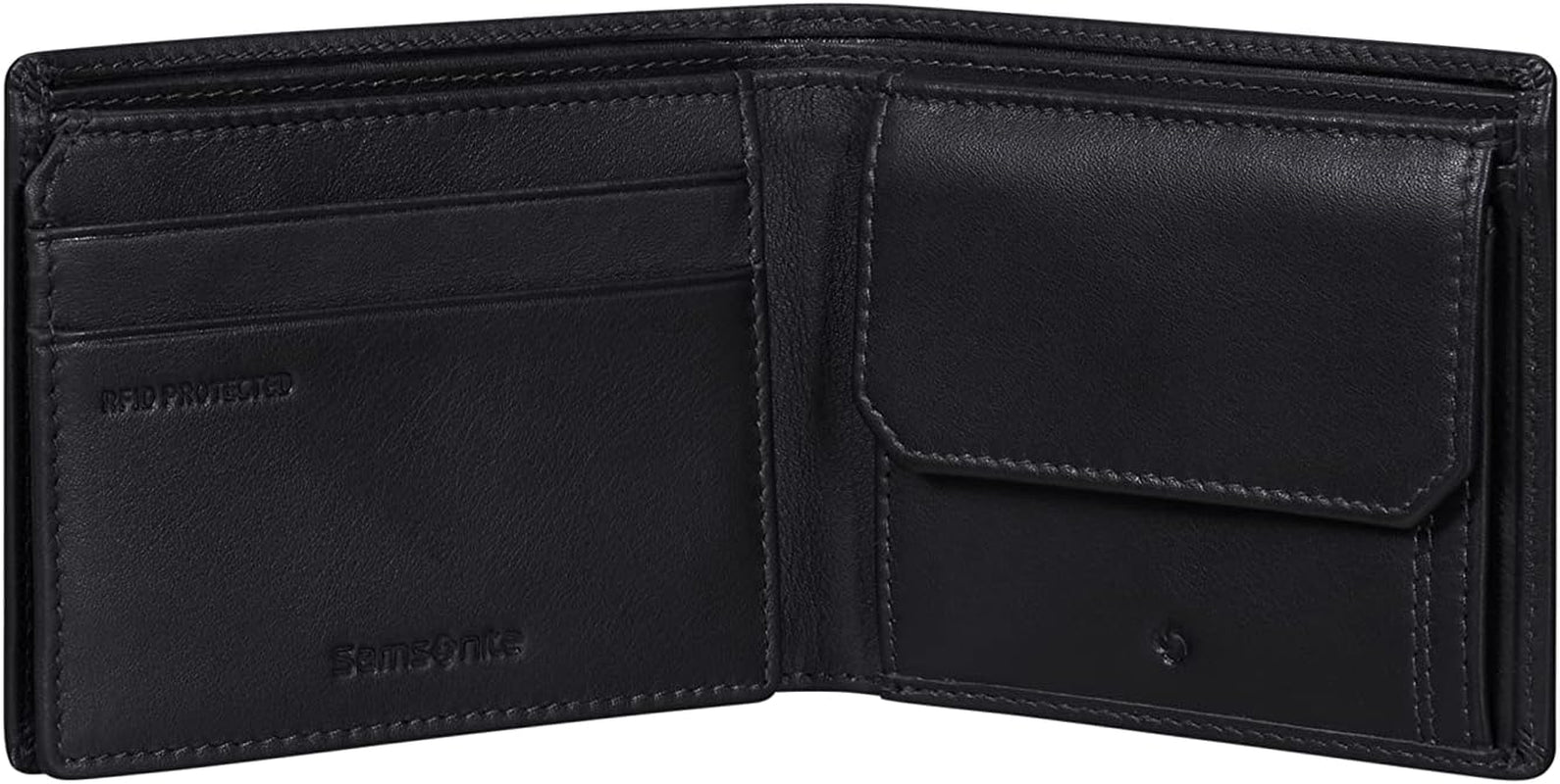 Samsonite Attack 2 SLG - Peněženka, 10,5 cm, černá (černá) Pánská peněženka Naty Shop