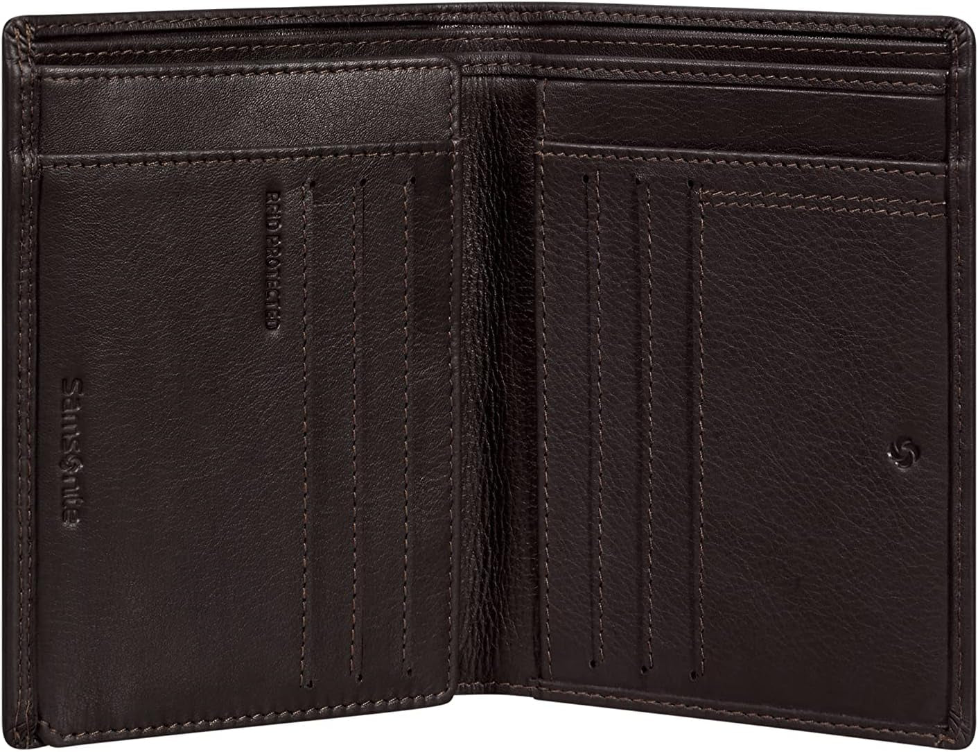 Samsonite Attack 2 SLG - Peněženka, 12,5 cm, hnědá (Ebony Brown) Pánská peněženka Naty Shop