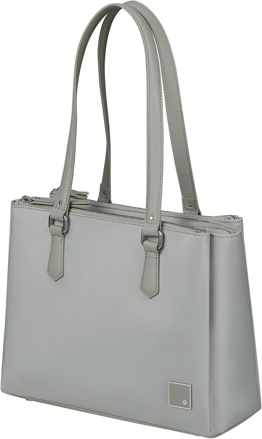 Samsonite Essentially Karissa - Taška přes rameno se 3 přihrádkami, 34 cm, černá (černá) Tašky Women Naty Shop Grey (Dove Grey)