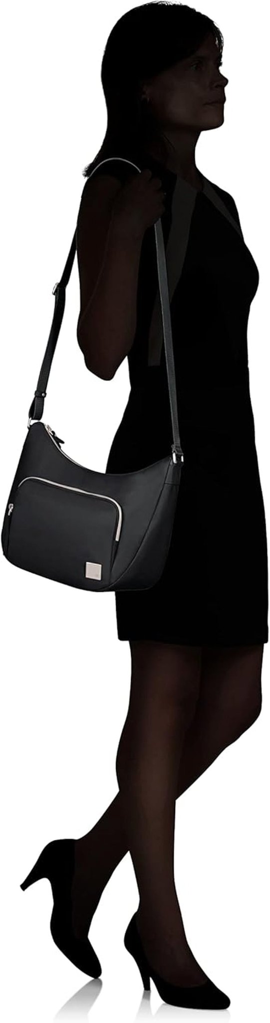 Samsonite Essentially Karissa - Taška přes rameno M, 36 cm, černá (Black) Dámské Tašky Naty Shop