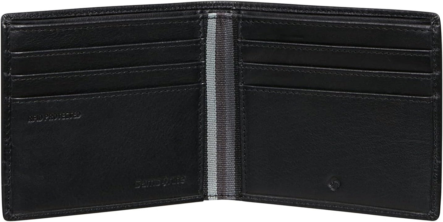 Samsonite Flagged SLG - Peněženka, 10,5 cm, černá (černá) Pánská peněženka Naty Shop