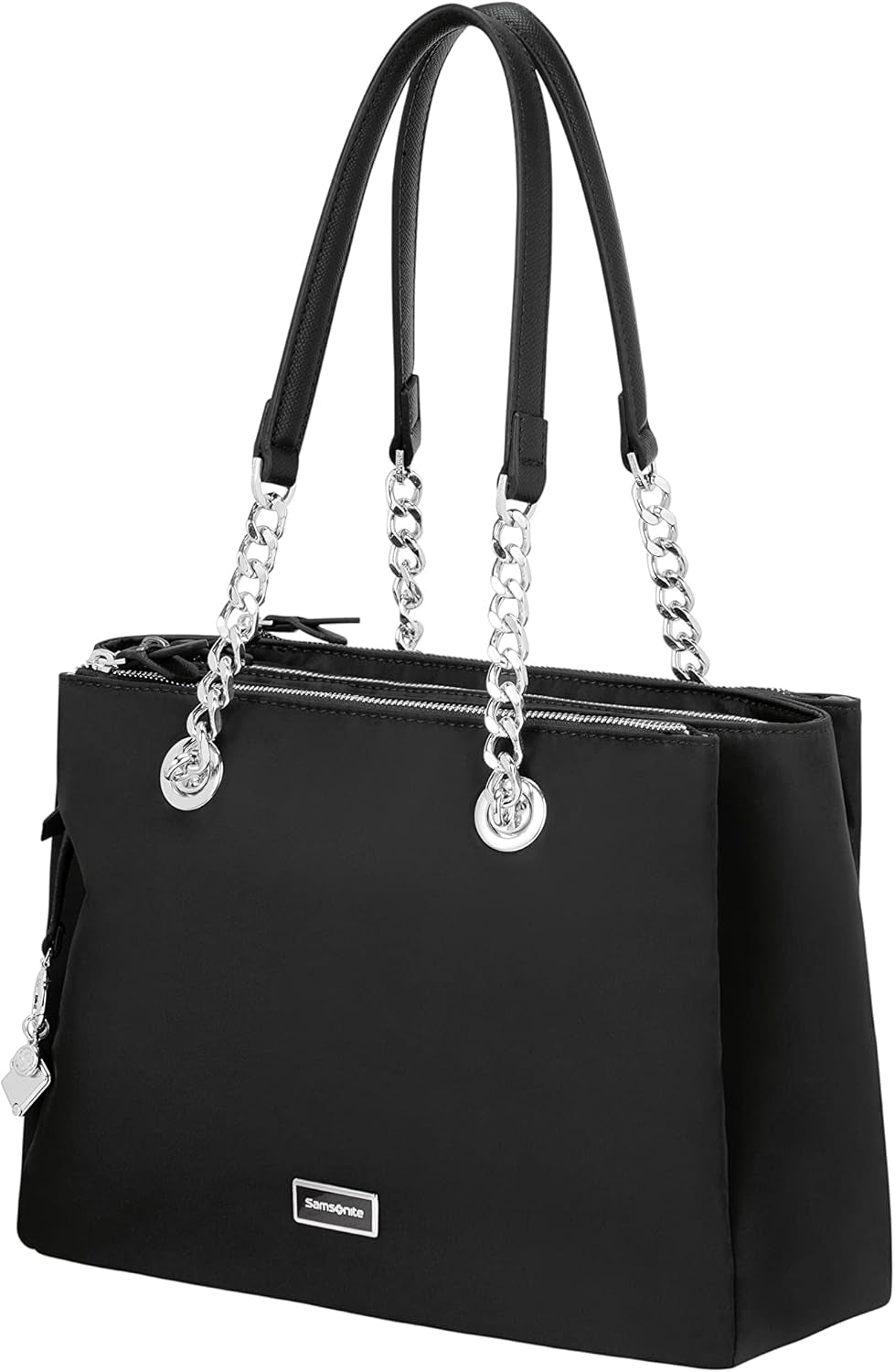 Samsonite Ladies Karissa 2.0 - taška přes rameno Luggage- Messenger Bag (balení 1 ks) Dámské tašky Naty Shop Black (Eco Black) 34