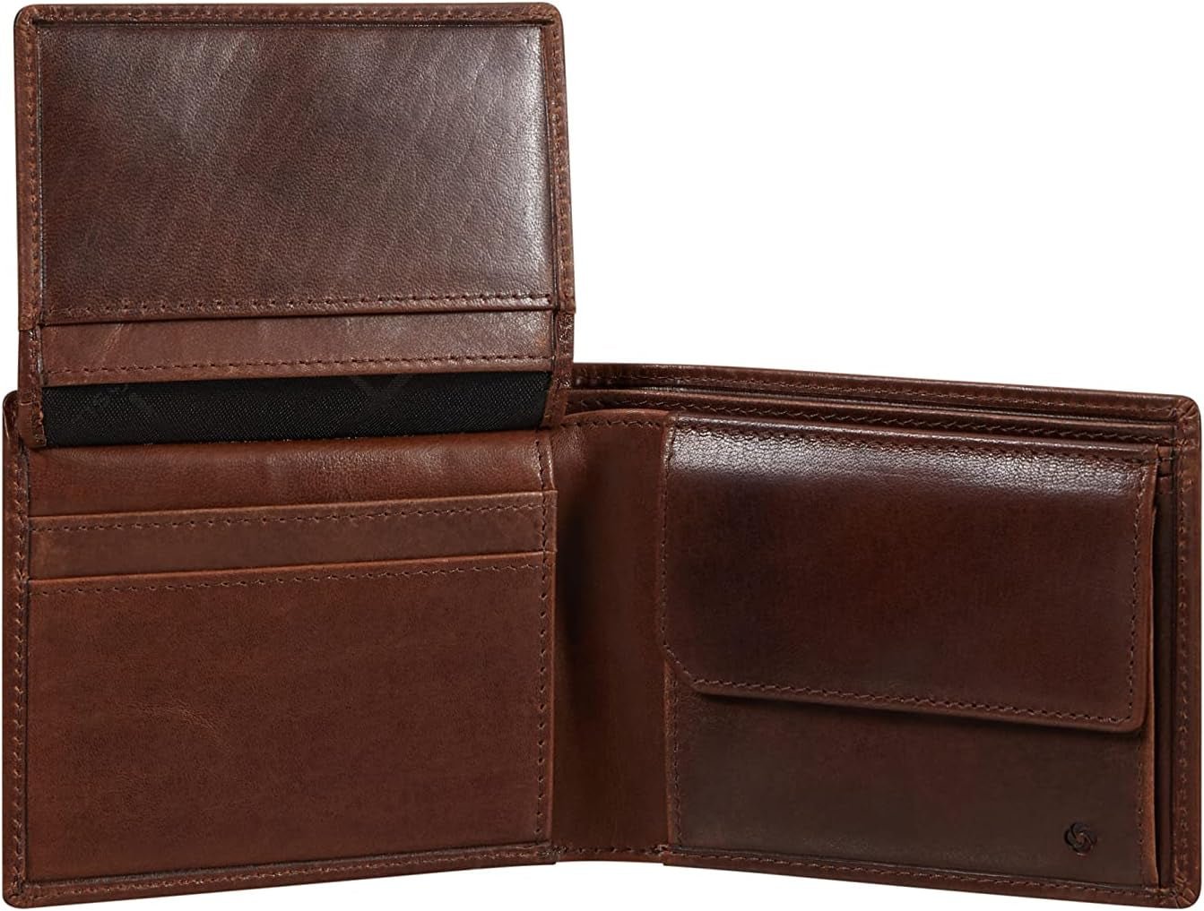 Samsonite Veggy SLG - Peněženka, 10,5 cm, hnědá (tmavě hnědá) Pánská peněženka Naty Shop