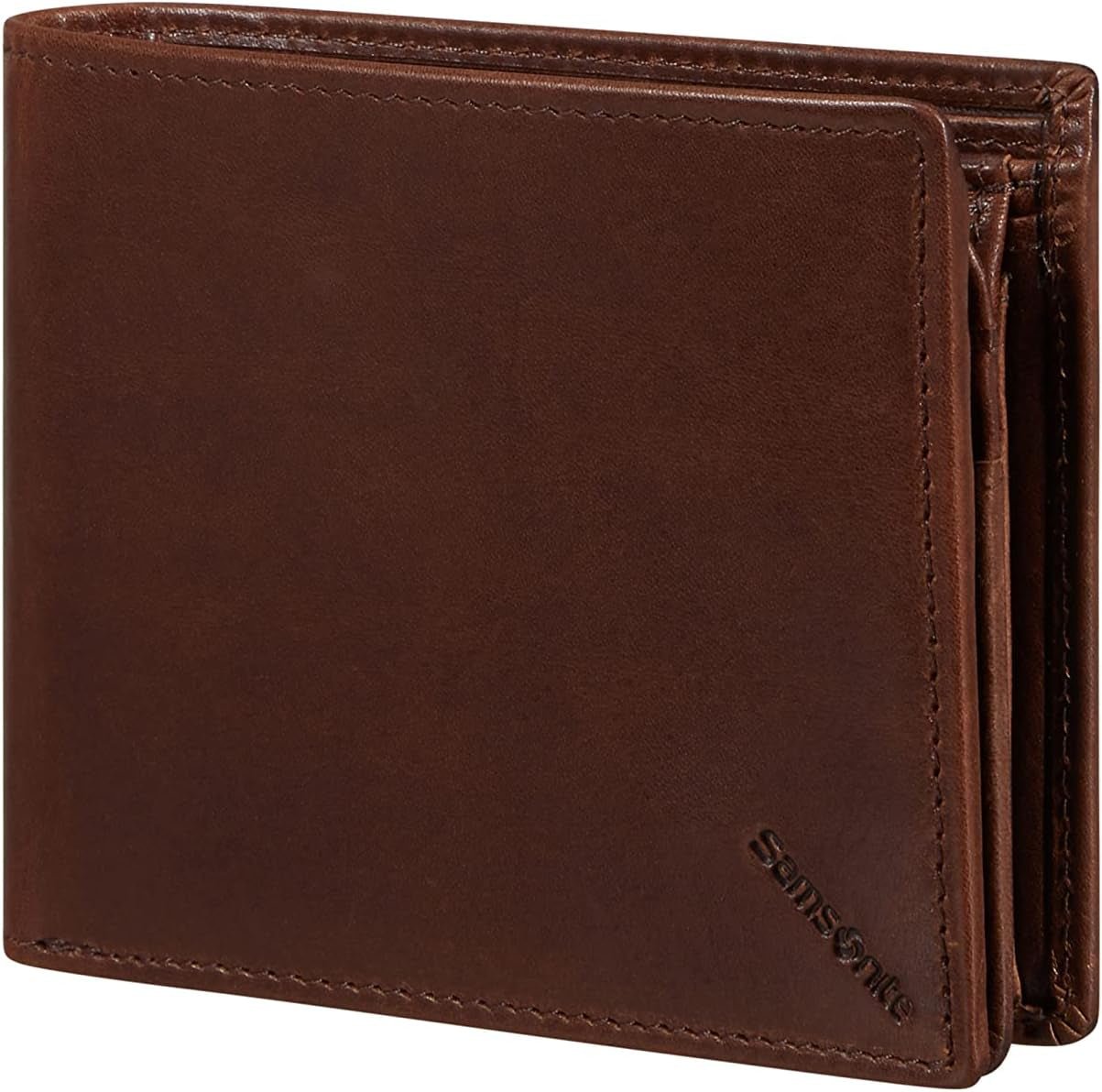 Samsonite Veggy SLG - Peněženka, 10,5 cm, hnědá (tmavě hnědá) Pánská peněženka Naty Shop Výchozí název