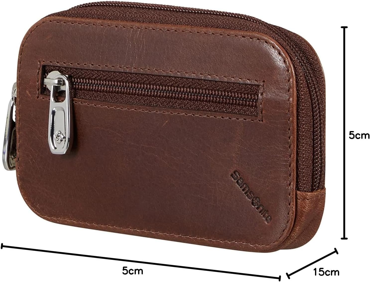 Samsonite Veggy SLG - Peněženka, 11,6 cm, hnědá (tmavě hnědá) Pánská peněženka Naty Shop