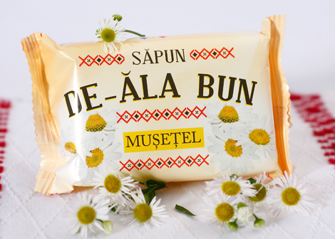 De-Ala Bun tuhé mýdlo, heřmánek, 90 g Hotel Cosmetics Naty Shop