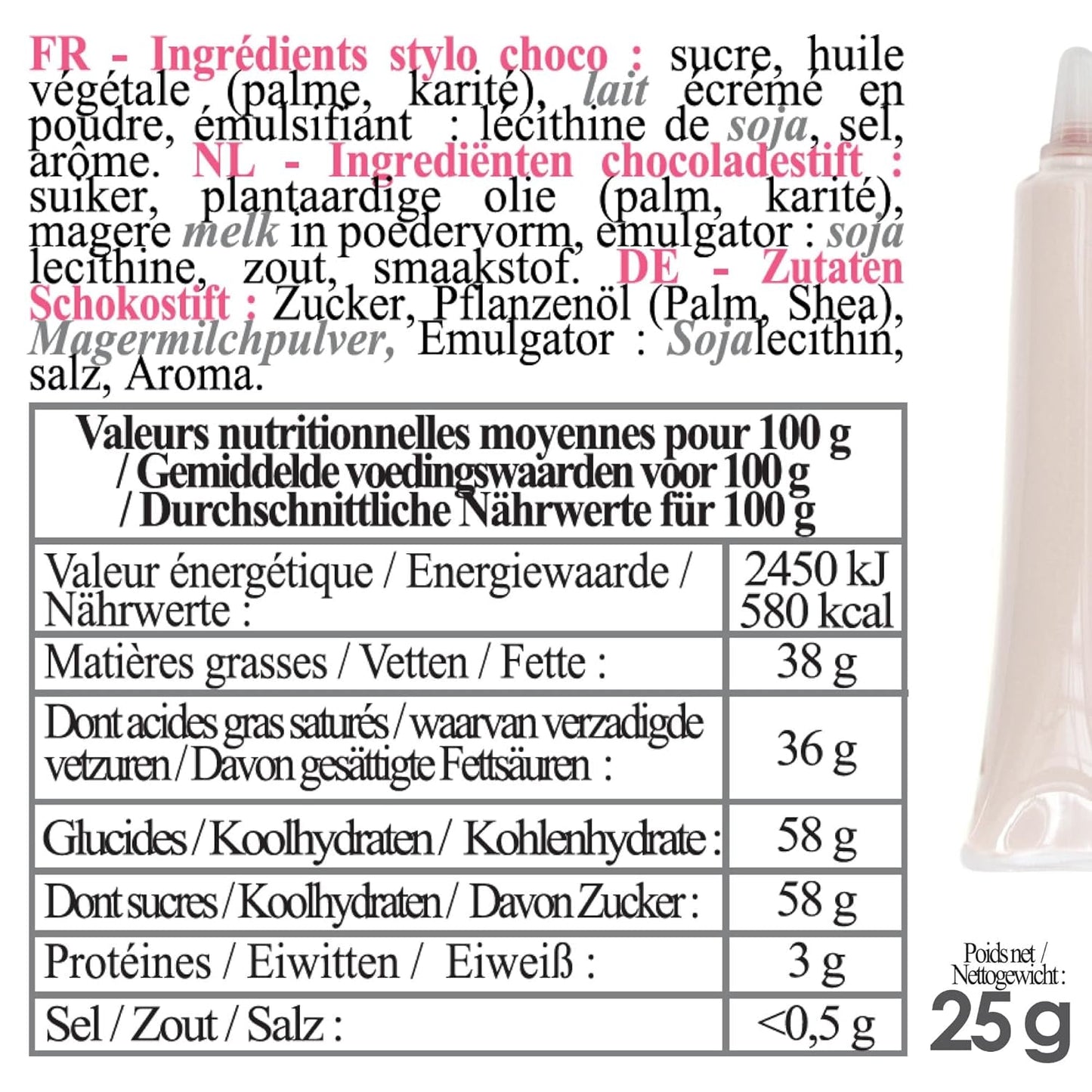 ScrapCooking - potravinářské barvivo, různé barvy, tuba na psaní, 25 gramů cukrové pasty Naty Shop