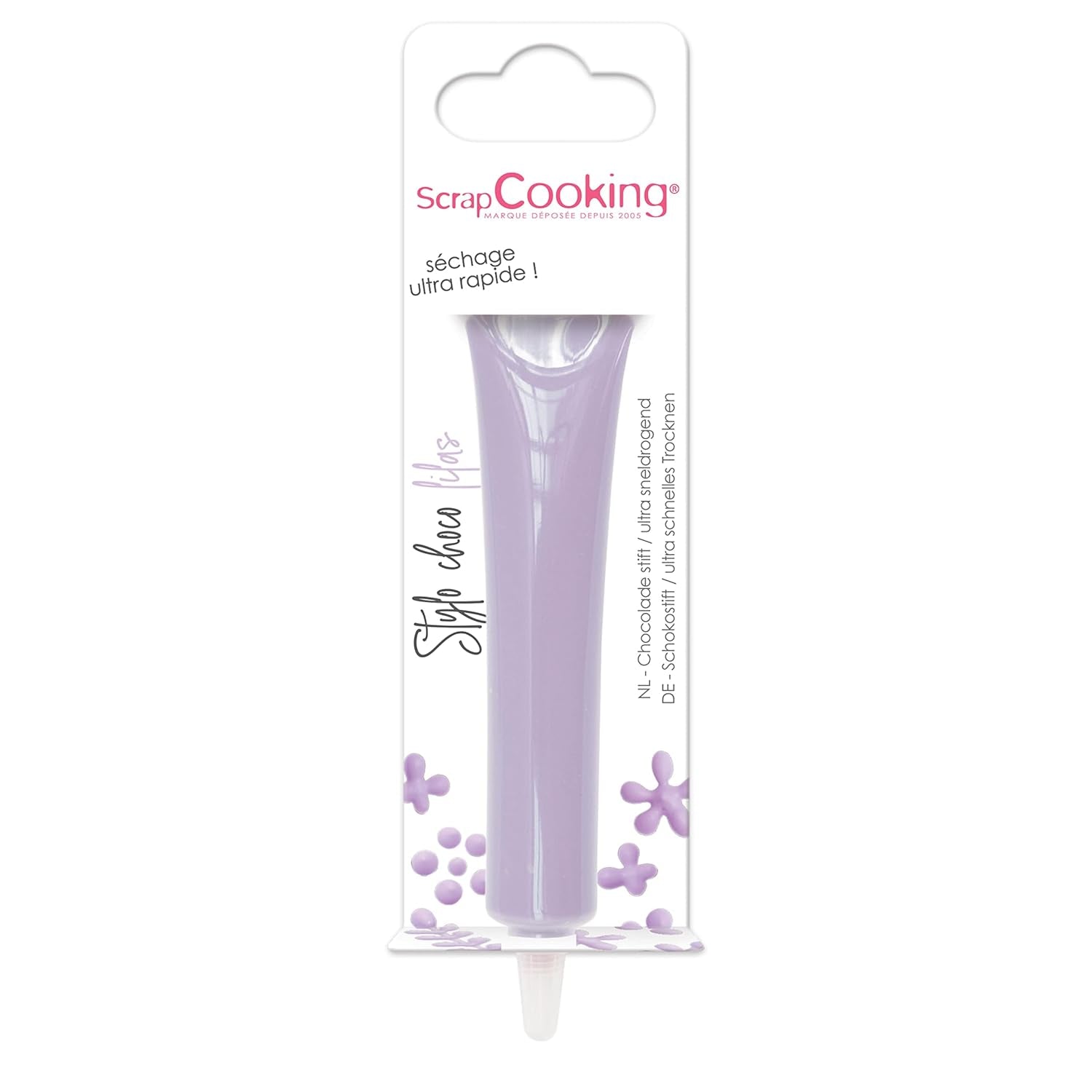 ScrapCooking - potravinářské barvivo, různé barvy, v tubě na psaní, 25 gramů Naty Shop Lila Small cukrová pasta