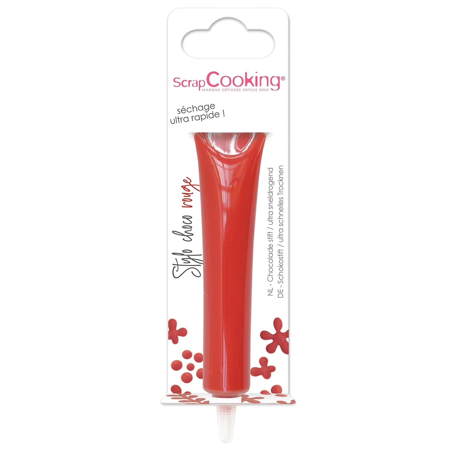 ScrapCooking - potravinářské barvivo, různé barvy, tuba na psaní, 25 gramů Naty Shop Small Red Sugar pasta