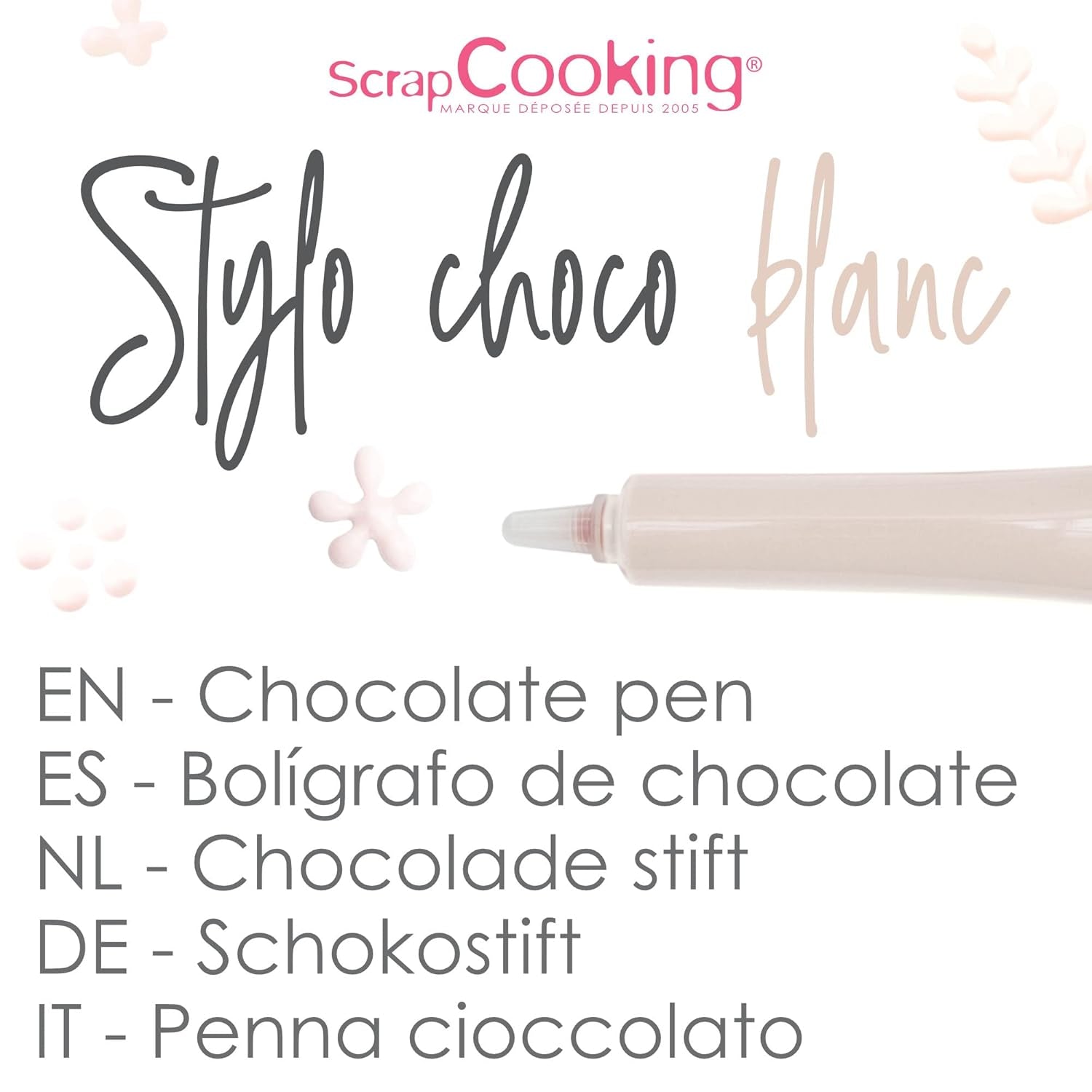 ScrapCooking - potravinářské barvivo, různé barvy, tuba na psaní, 25 gramů cukrové pasty Naty Shop