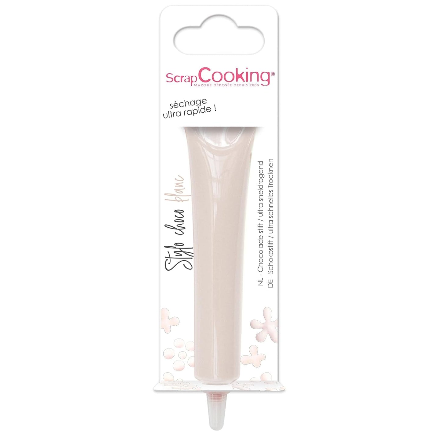 ScrapCooking - potravinářské barvivo, různé barvy, v tubě na psaní, 25 gramů Naty Shop Bílá cukrová pasta 25G